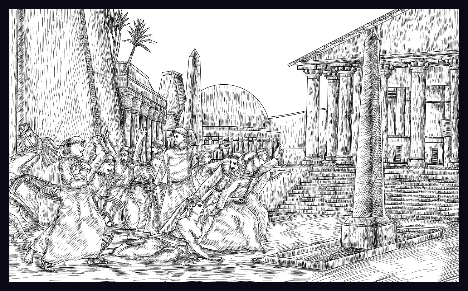 The mob attacks Hypatia